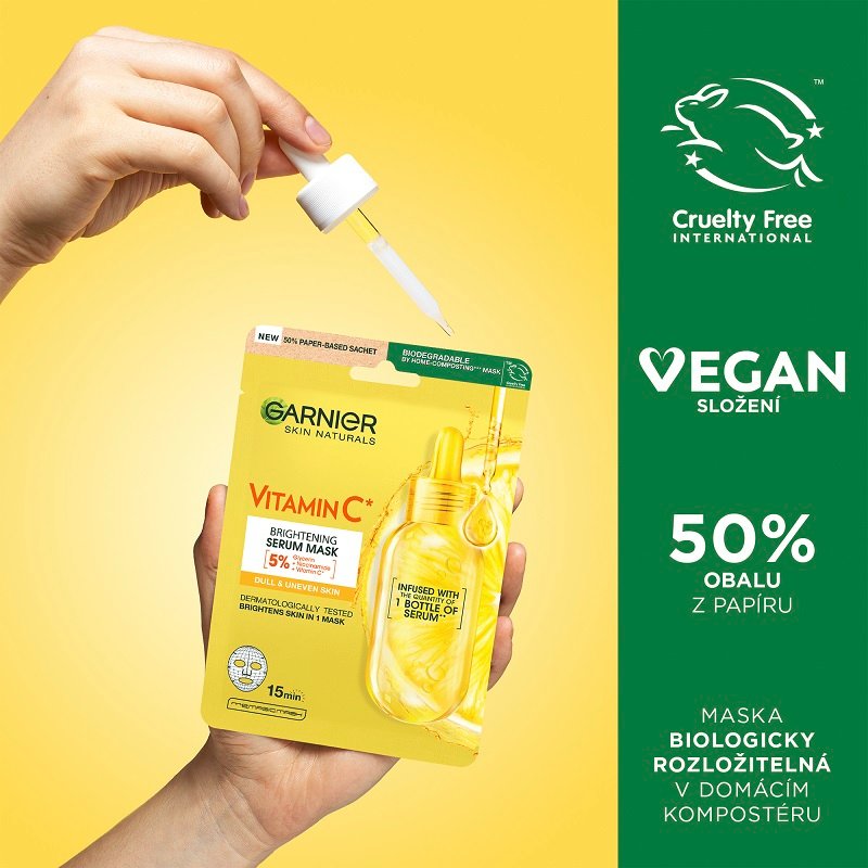 Garnier textilní maska s vitamínem C pro rozjasnění pleti - 8